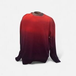 Champion Women''s Red and Purple Gradient Crewneck Sweatshirt